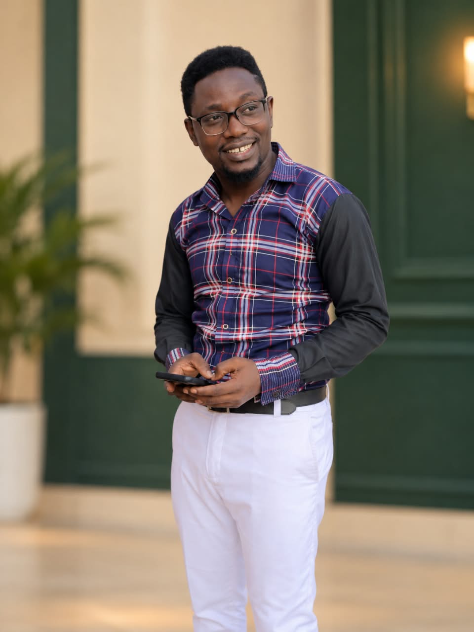 Portrait of Mr. Awosika Samuel, Secretary to the Representative of the President (SROP)